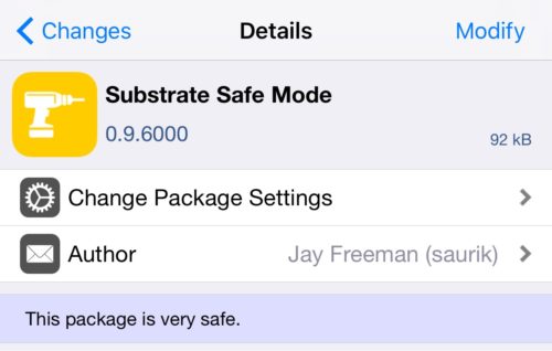 Substrate Safe Mode