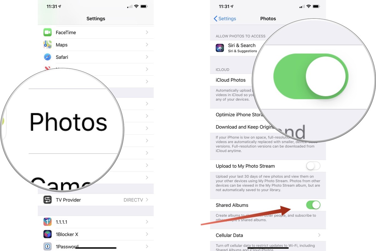 انتقال عکس به آیفون