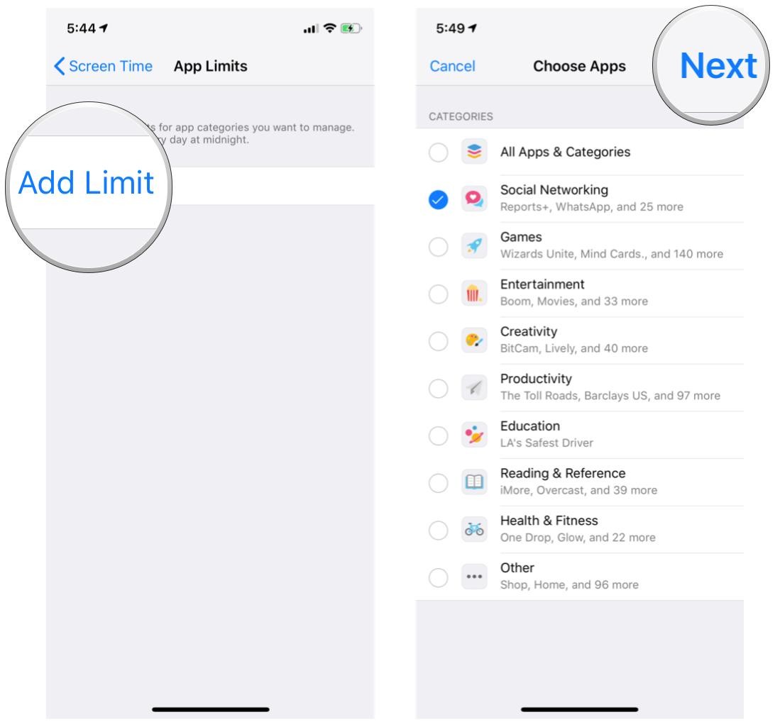 اسکرین تایم آیفون