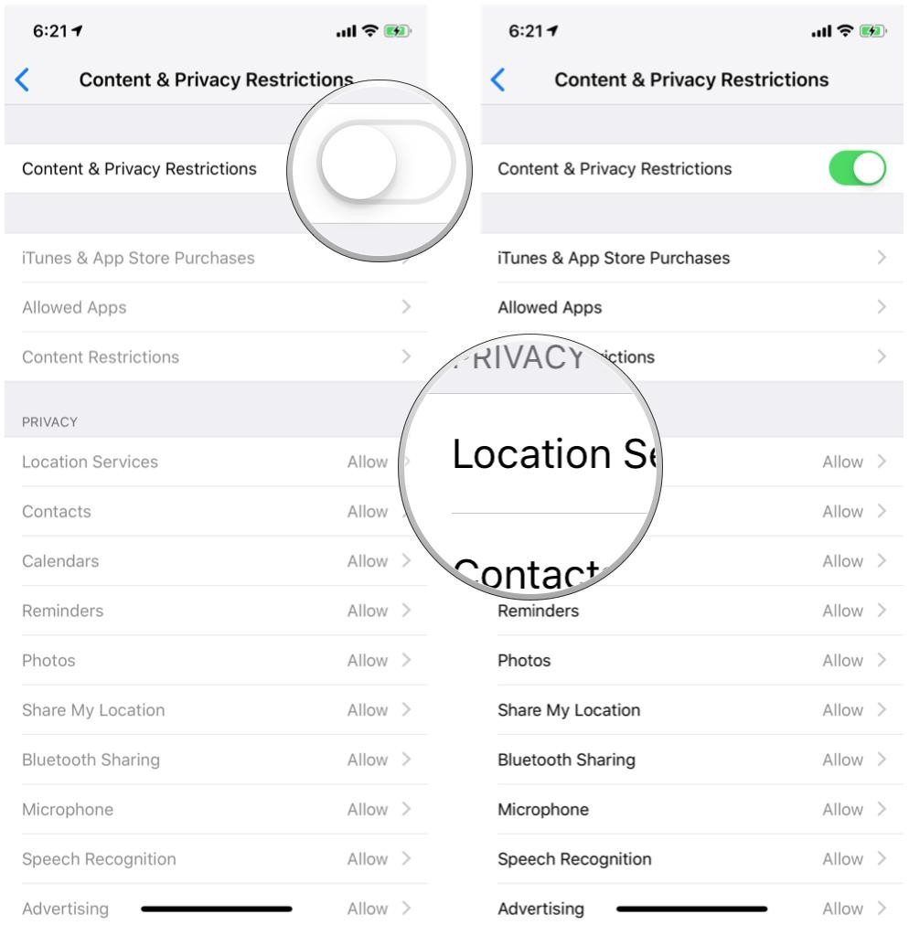اسکرین تایم آیفون