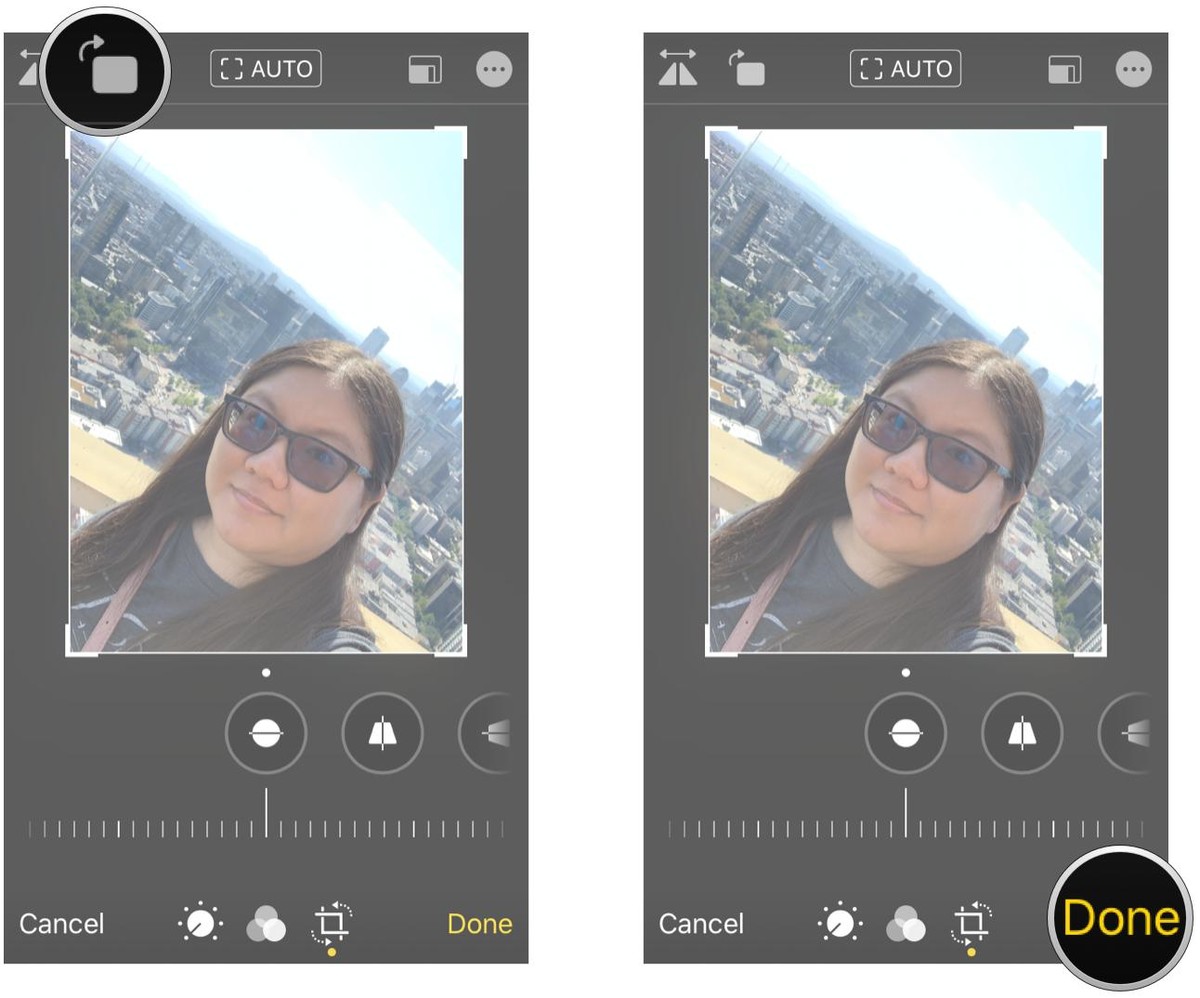 ویرایش عکس در آیفون