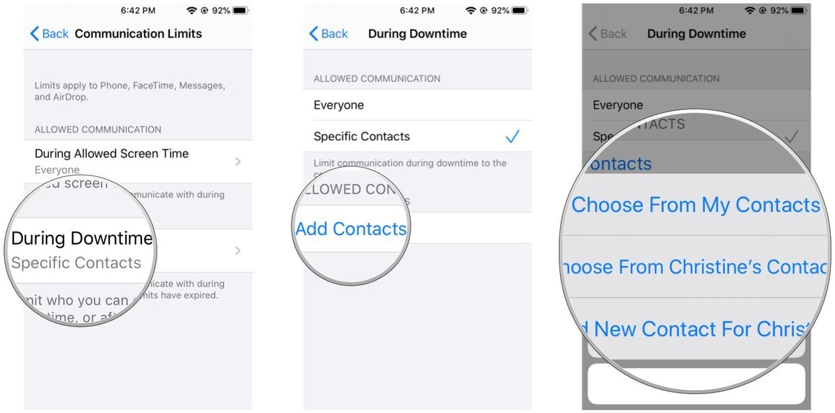 اسکرین تایم آیفون