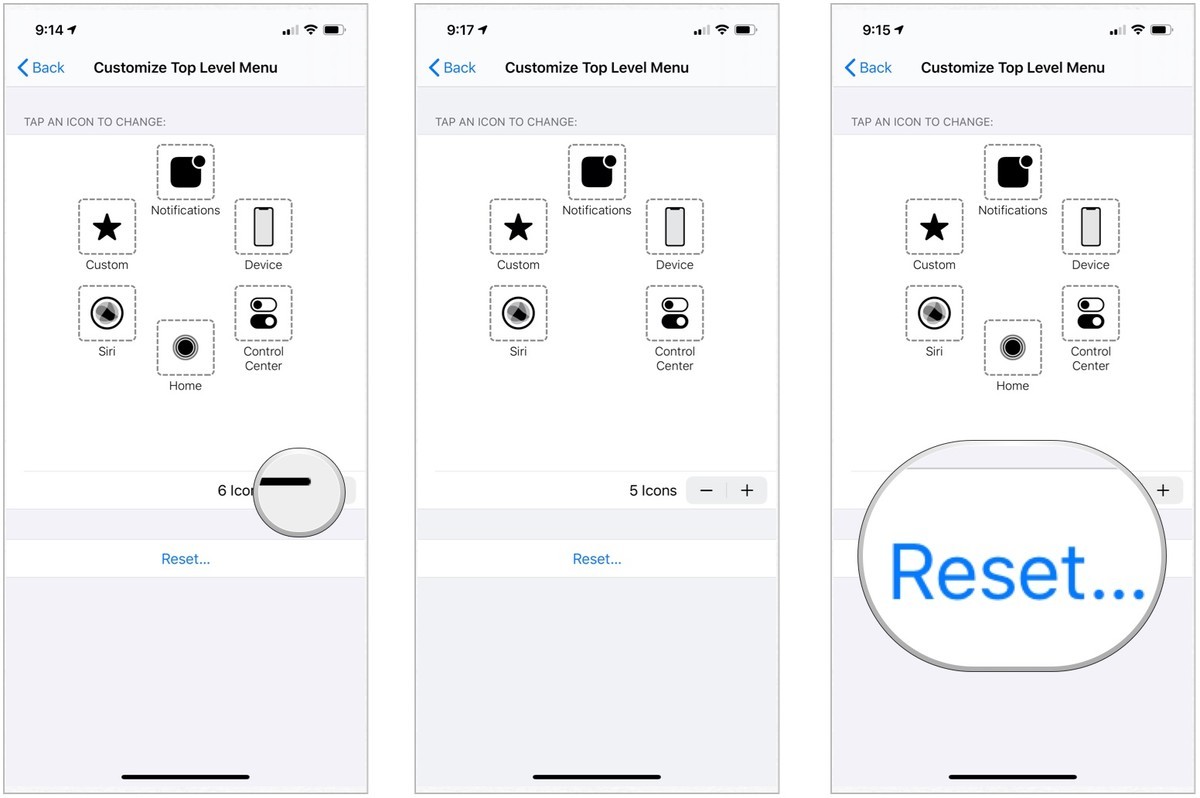 AssistiveTouch در آیفون