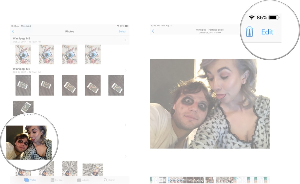 ویرایش عکس در آیفون